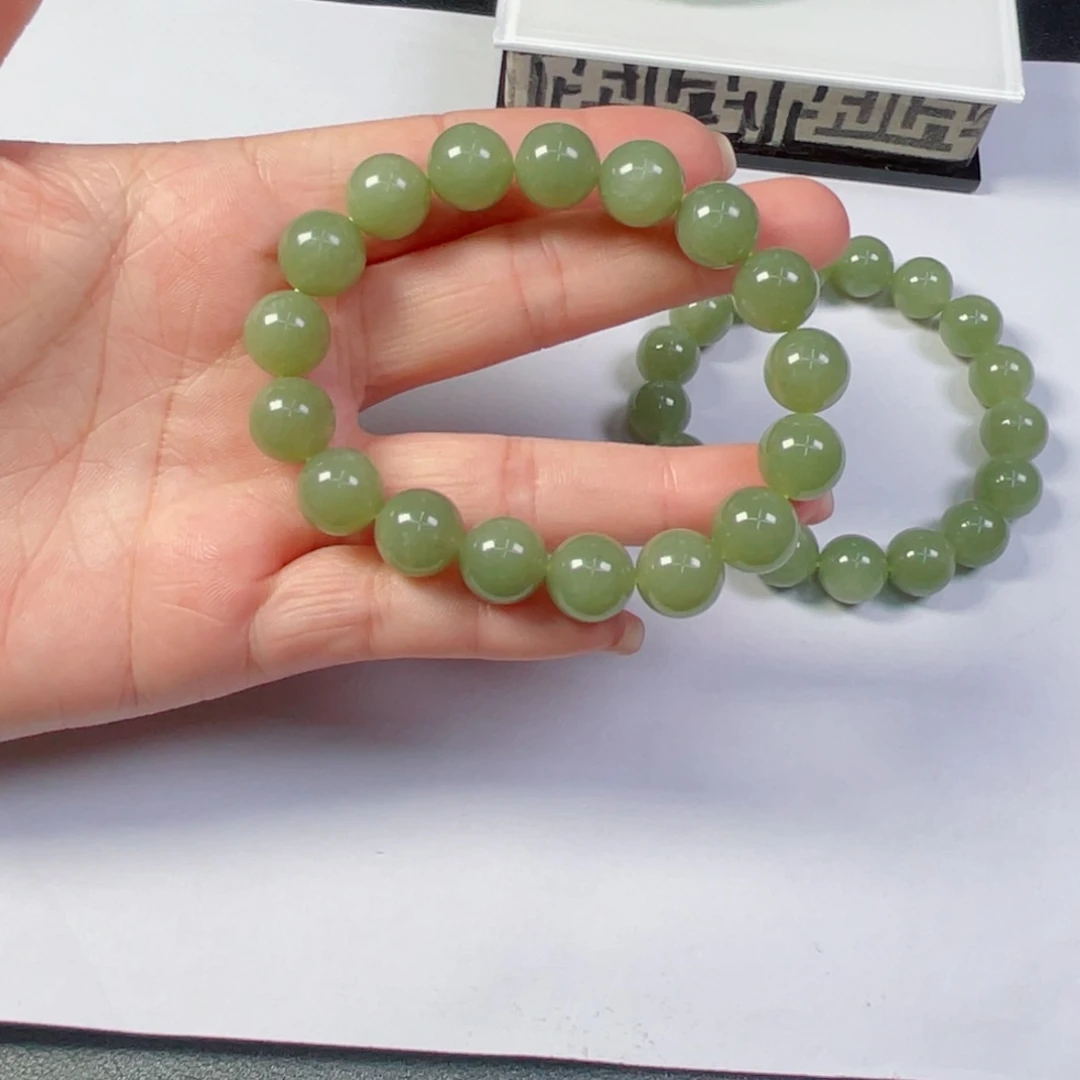 和田玉未镶嵌颈饰手串3