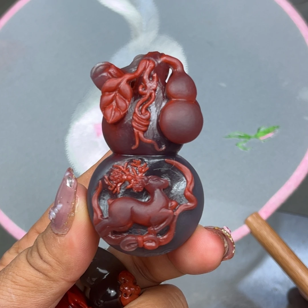 南红玛瑙未镶嵌吊坠