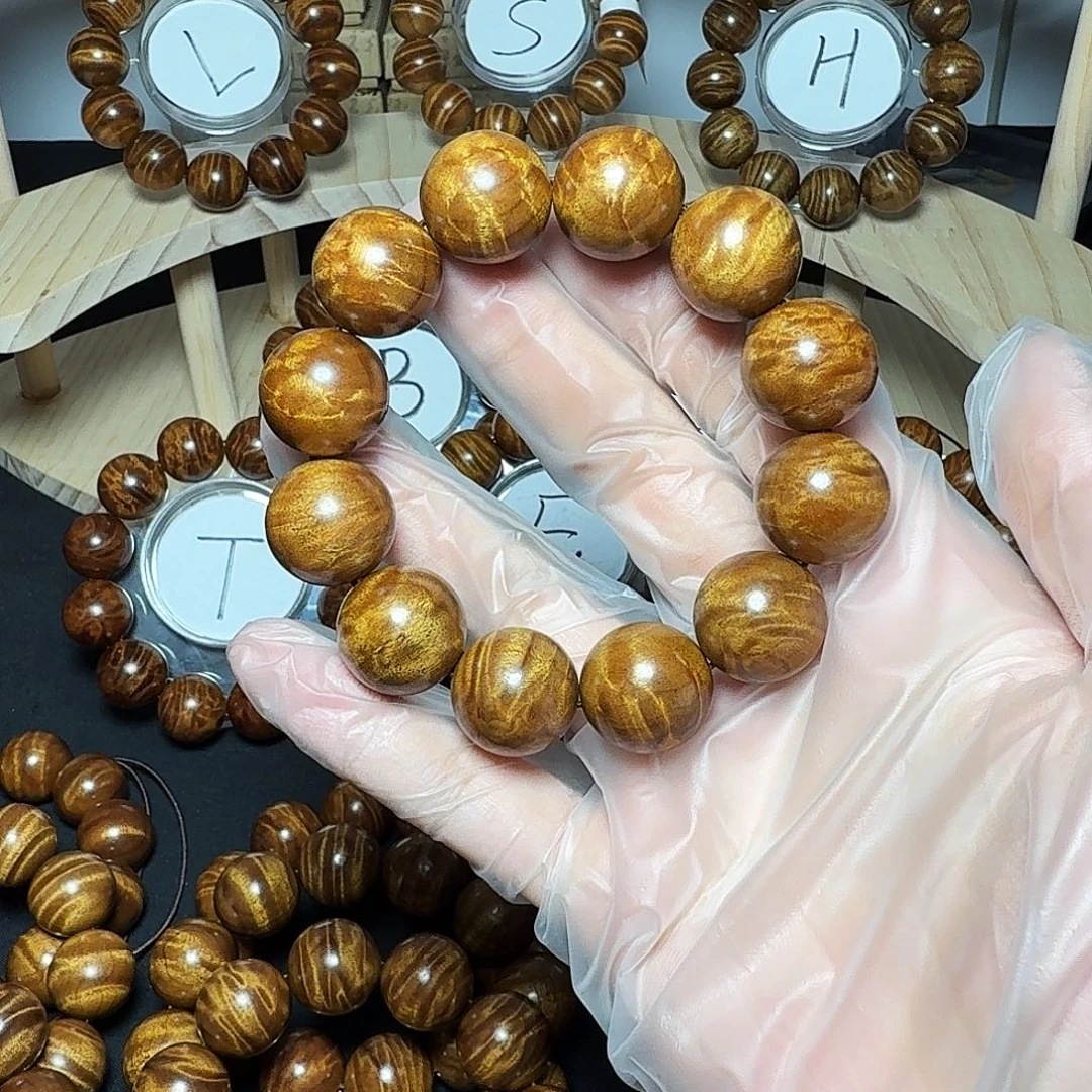 楠木（金丝楠）手串/手链冰裂纹