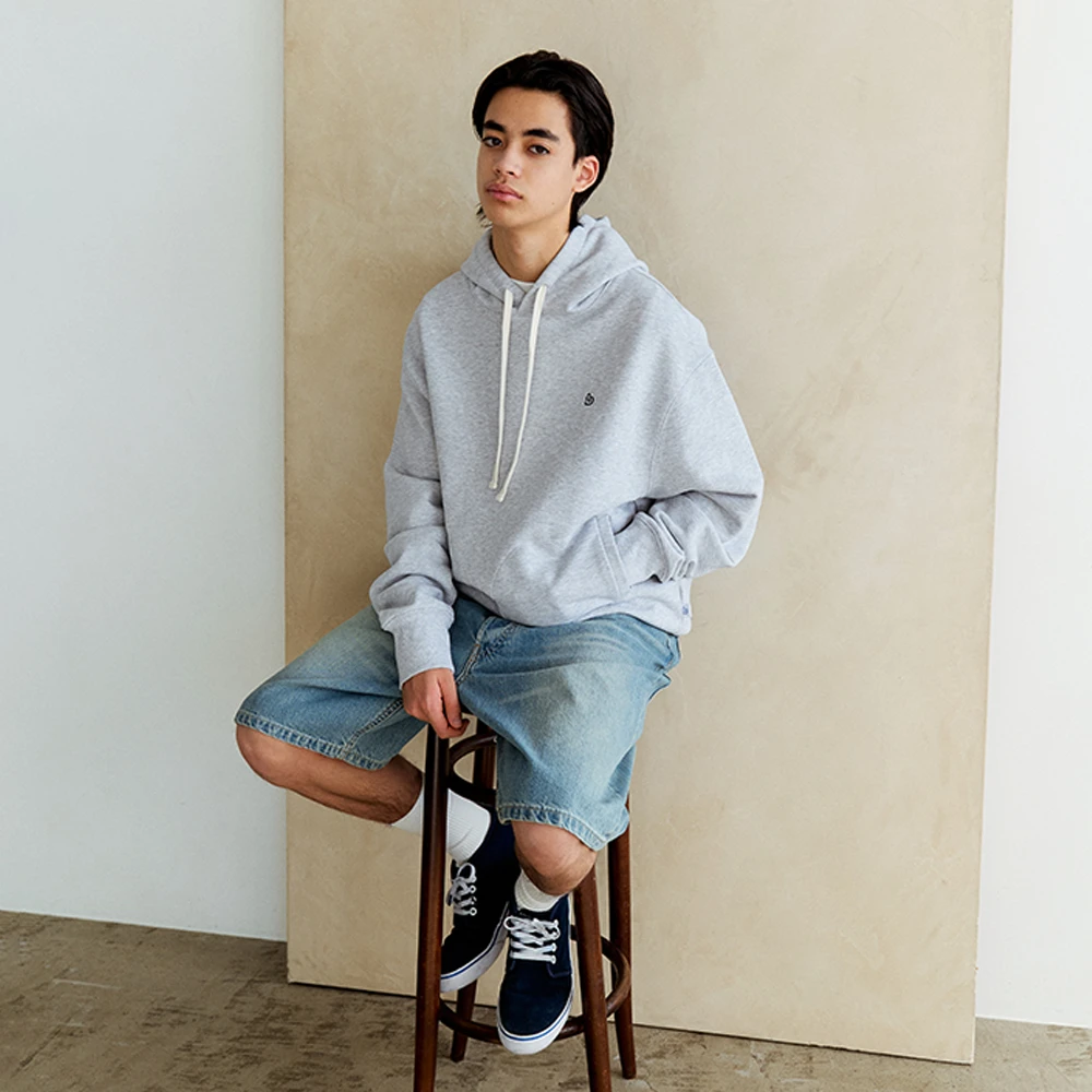 BENT IDEA 2025升级版型 经典拳击加厚重磅纯色复古连帽套头卫衣