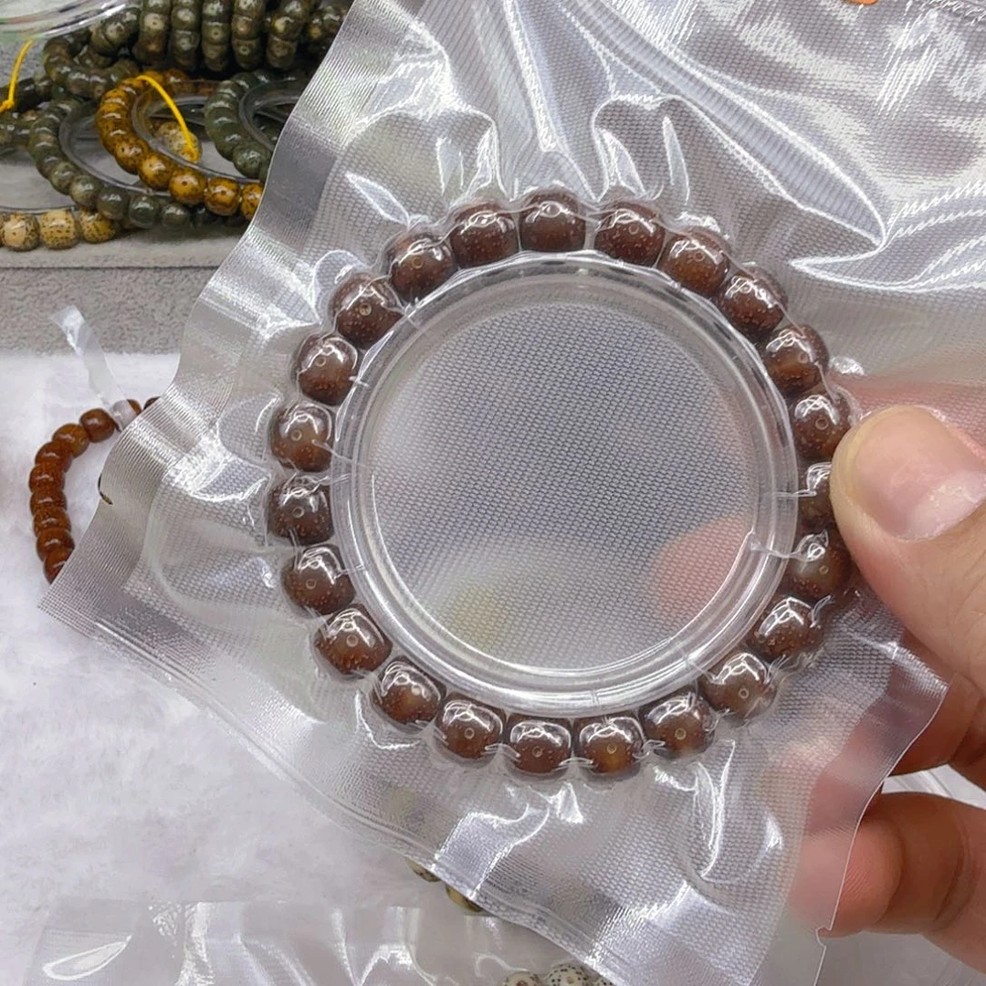 星月菩提手串71殿堂粉冰星月菩提单圈1.0