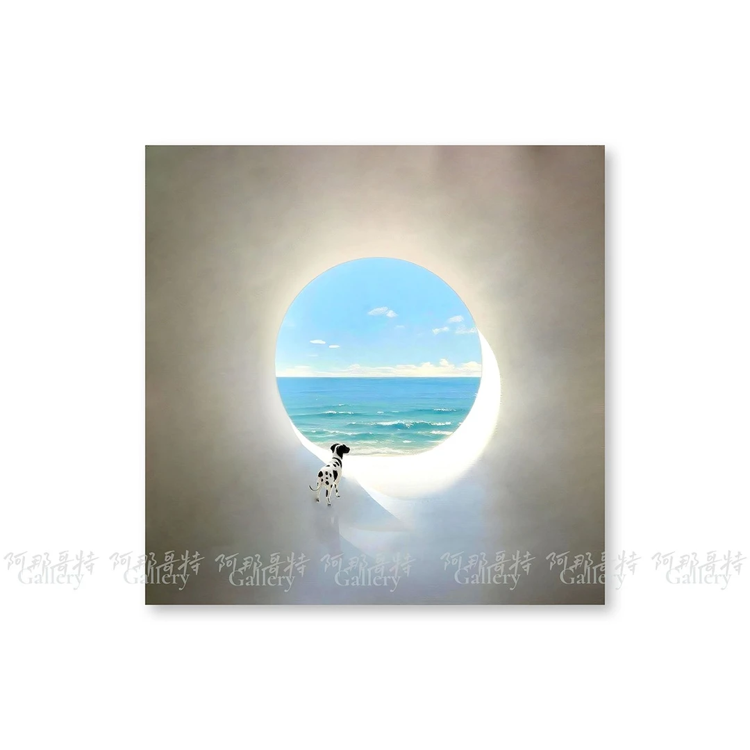 【窥海】原创手绘画 "60*60" - No.019 ‧ Anagata Gallery