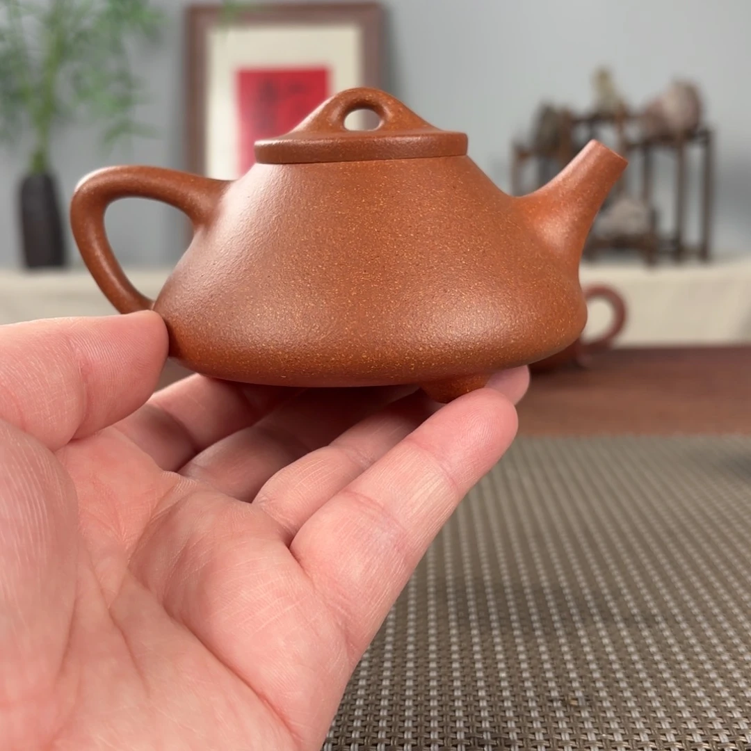紫砂茶壶微瑕黄龙山原矿紫砂壶