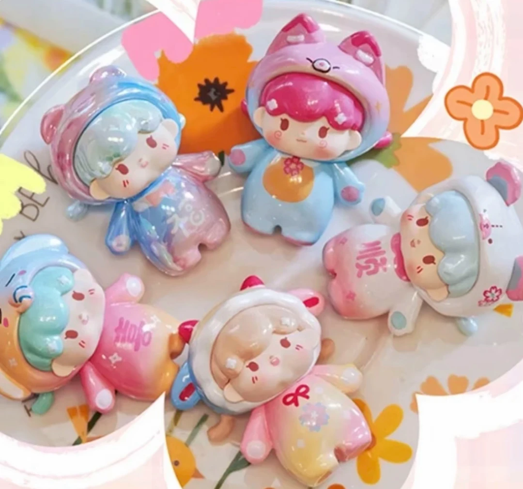 【拆盒】新品比莉的樱绽福朵朵萌粒盲盒