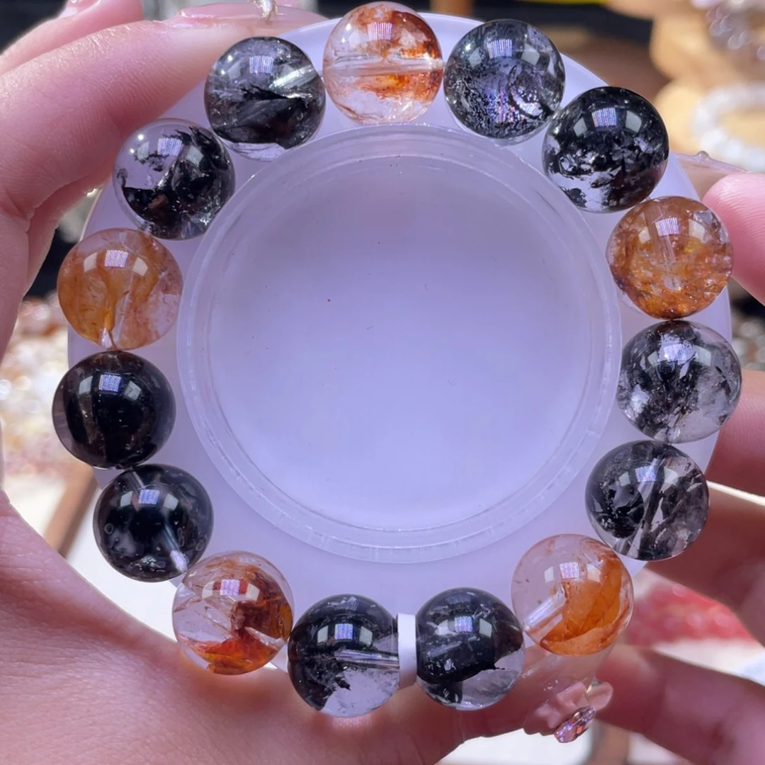 水晶手串未镶嵌向**水彩闪灵