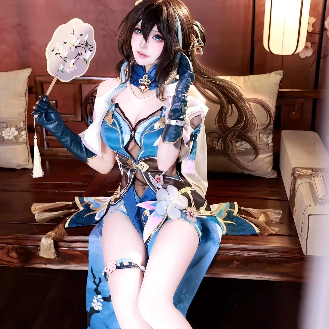 阮梅cos服崩坏三星穹铁道cosplay游戏假发古风性感旗袍制服二次元