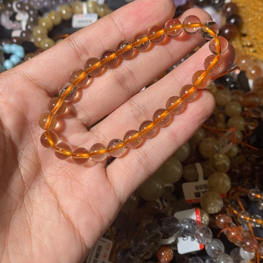 水晶手链未镶嵌是***啊我