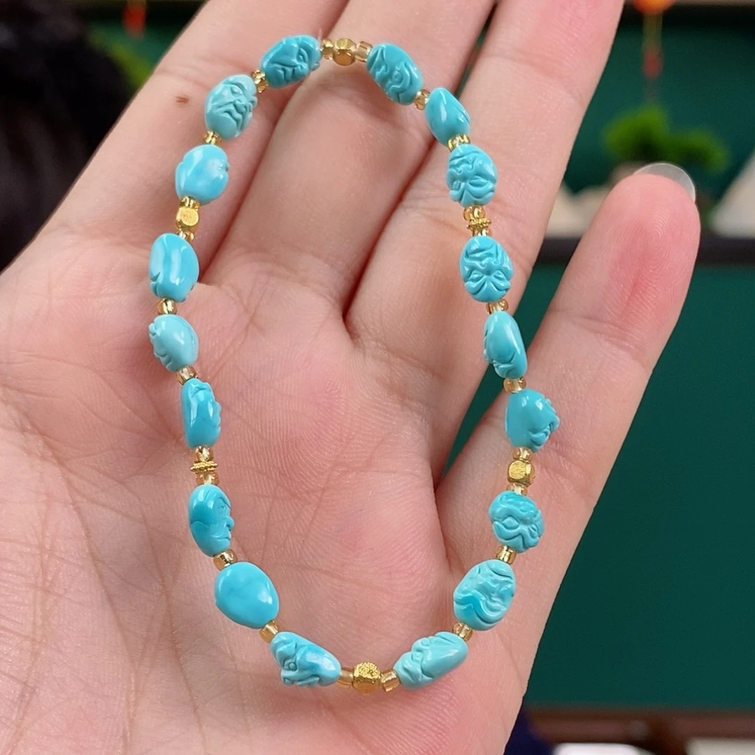 绿松石珠宝奇石未镶嵌