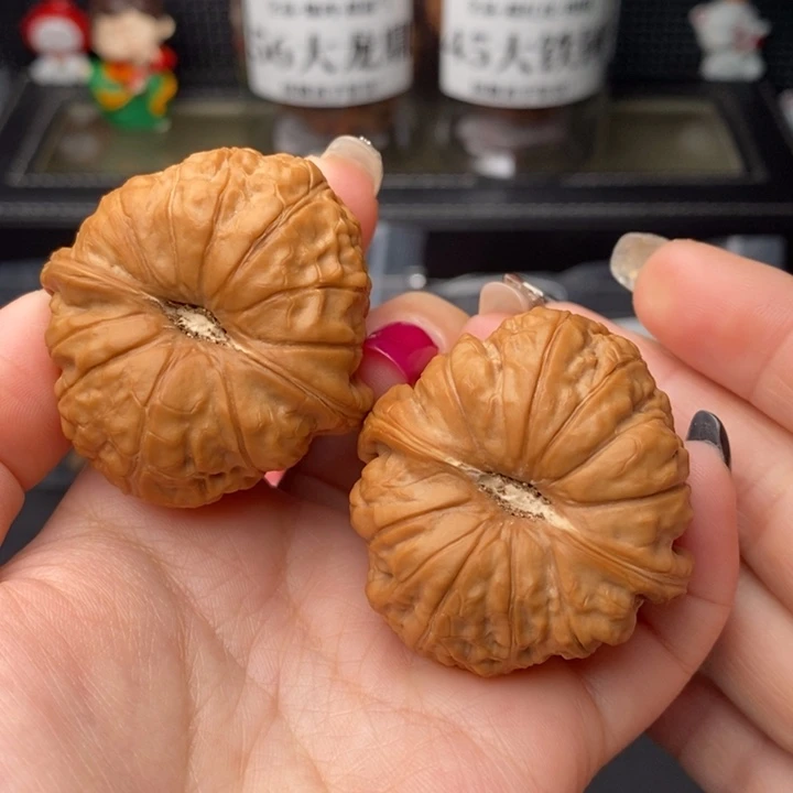 把件文玩核桃南瓜40凹底