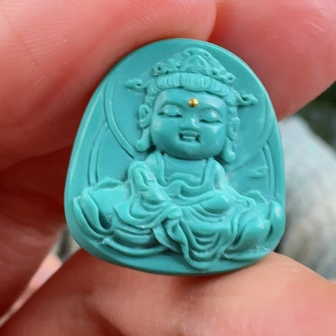 绿松石珠宝奇石未镶嵌