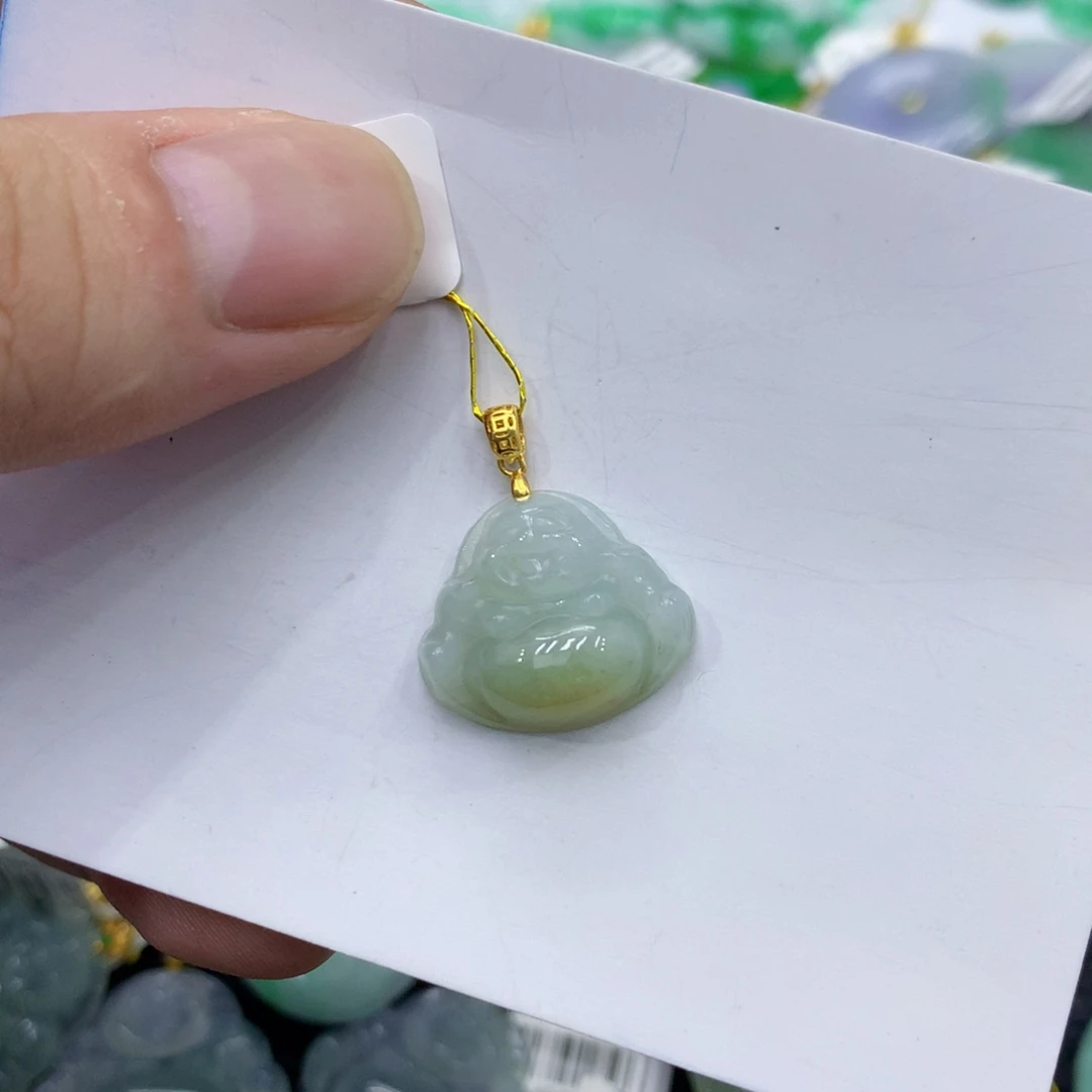 颈饰未镶嵌翡翠佛