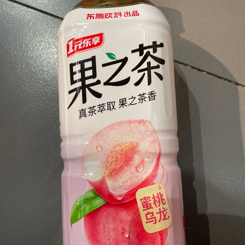 东鹏 果之茶蜜桃乌龙茶饮料 1L/瓶