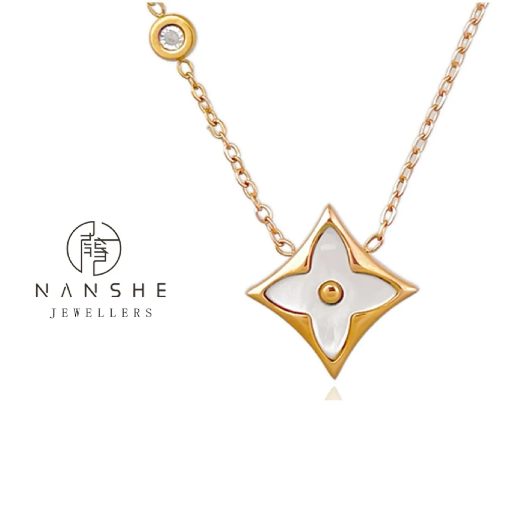 NANSHE/南奢 老花项链百搭时尚法式轻奢