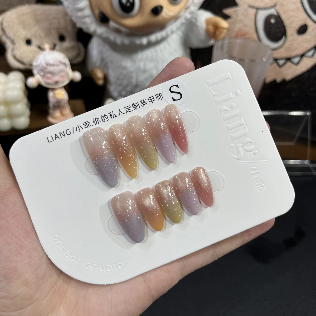 【今天在这里】高端 纯手工 定制 穿戴甲 轻奢美甲显白气质穿戴式