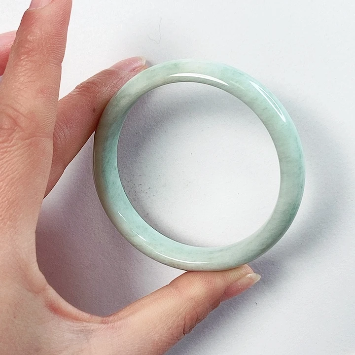 蓝田玉（蛇纹石化大理石玉）手镯未镶嵌