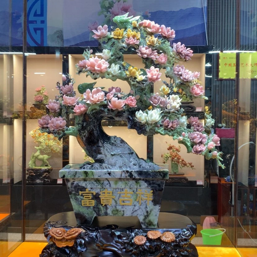 【闪购商品】未镶嵌蛇纹石玉摆件覆膜