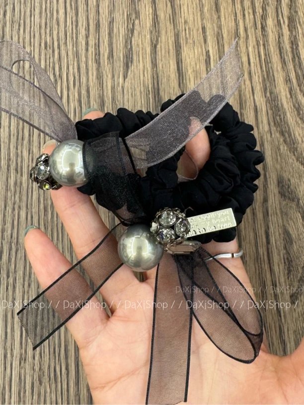 泡菜皓珠头绳蝴蝶结气质简约