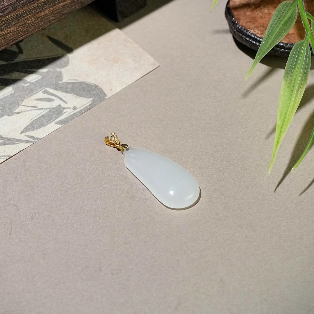 天然和田玉福瓜吊坠  YC1560089