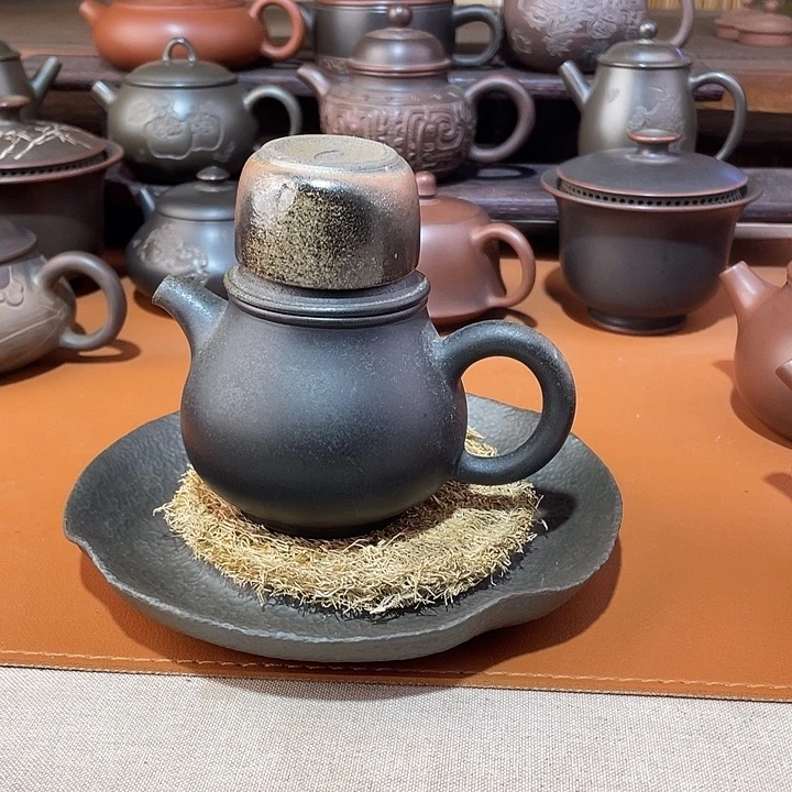 T***,微瑕柴烧壶杯子无礼盒