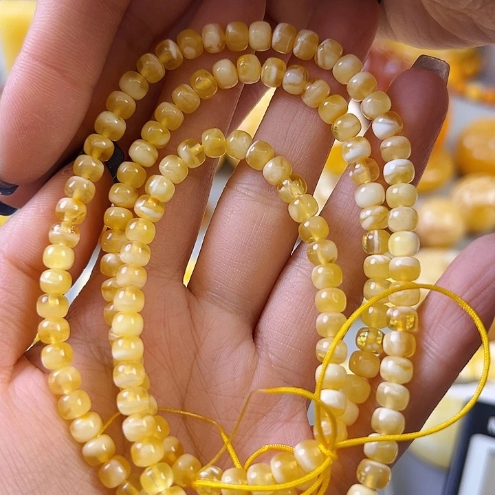 蜜蜡颈饰未镶嵌蜜蜡