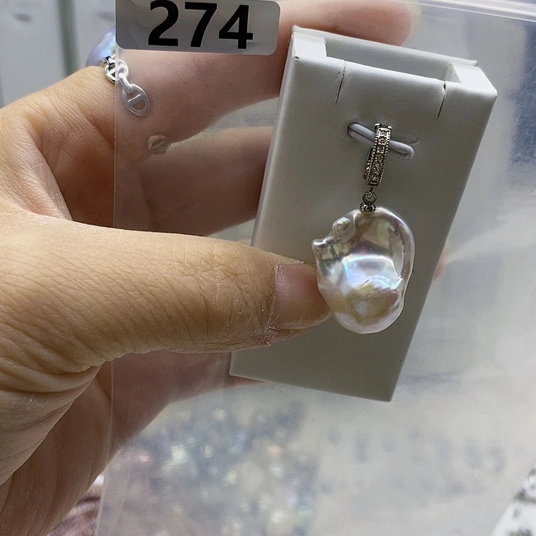 颈饰合金淡水珍珠