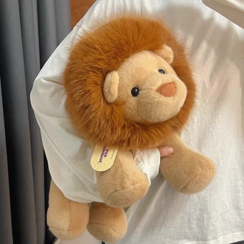 【吐司】小狮子仿真公仔毛绒玩具动物园娃娃玩偶生日礼物可爱