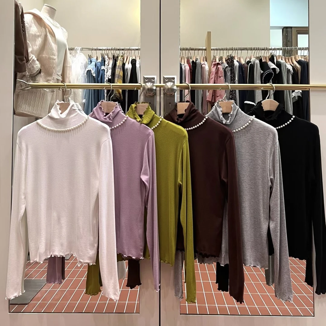 东大门正品冬季新款高领打底衫