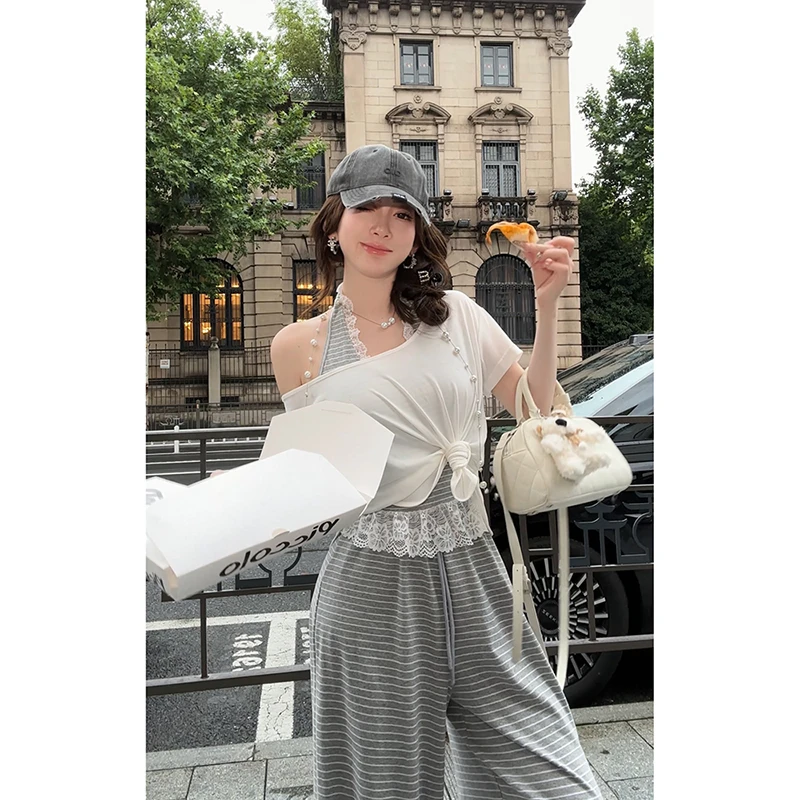 小雨姐姐新款【面膜T恤3.0版】百搭休闲宽松U领短袖T恤女