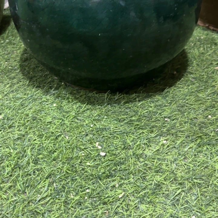 林**师马口窑罐子绿釉