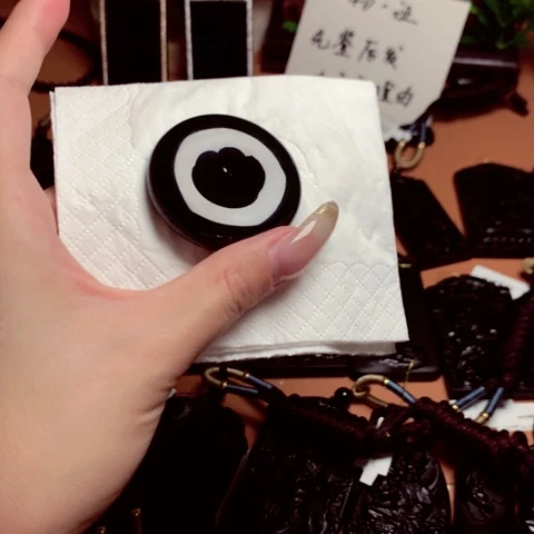翡翠挂件未镶嵌天然缅甸a货钢琴黑挂件