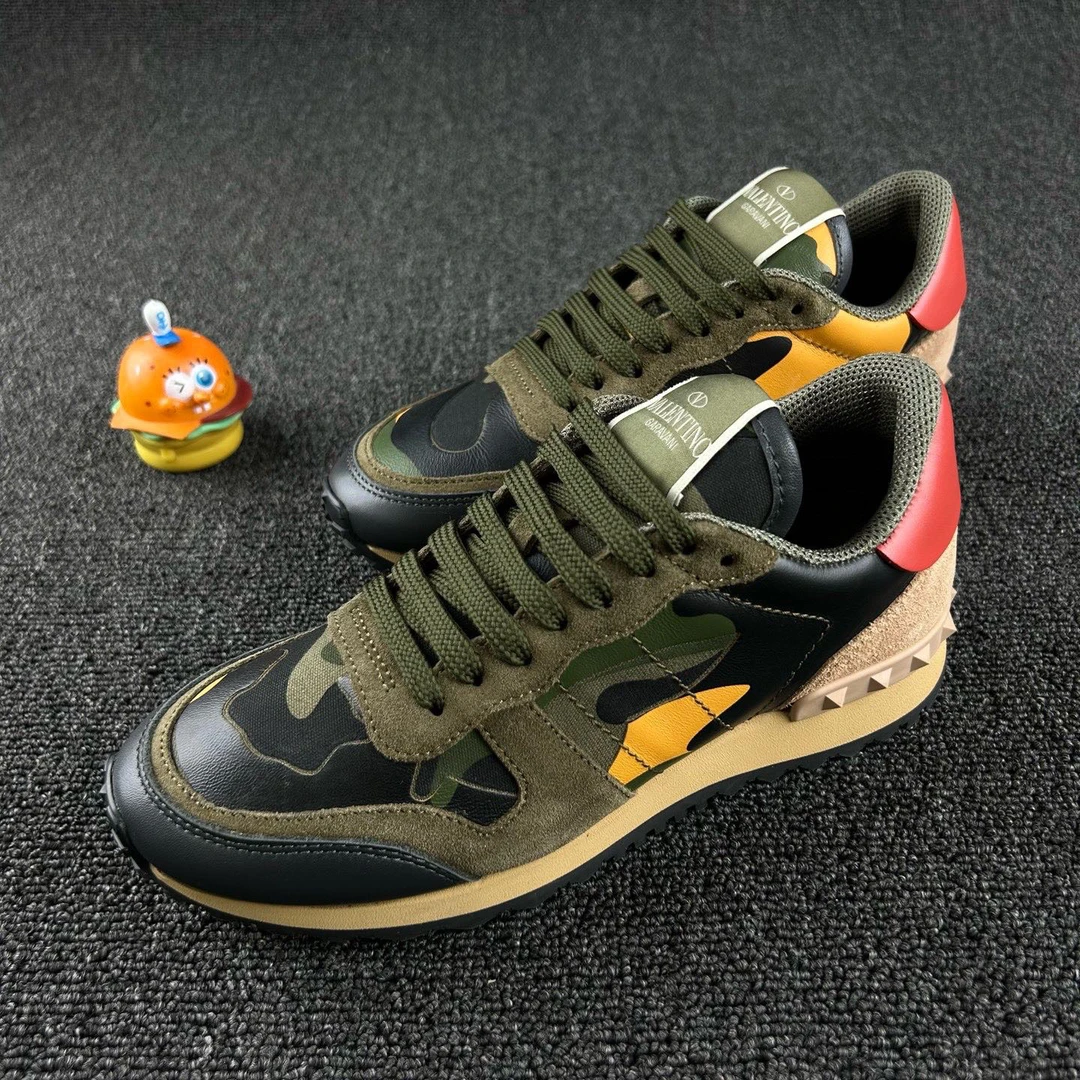 99新 Valentino/华伦天奴 迷彩运动鞋36码 经典迷彩系列 HB4024