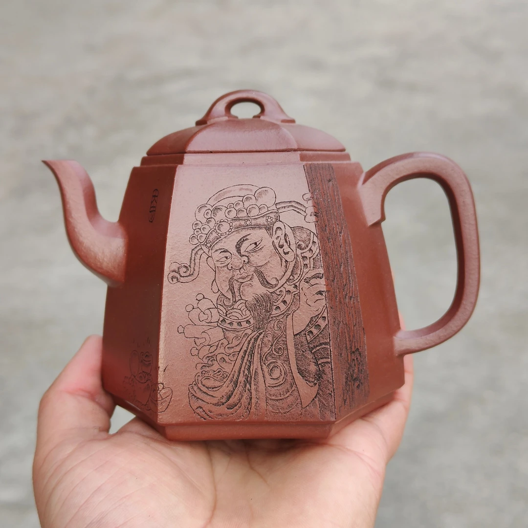 财神到 六方秦权 容量300 原矿底槽清 全手工制作