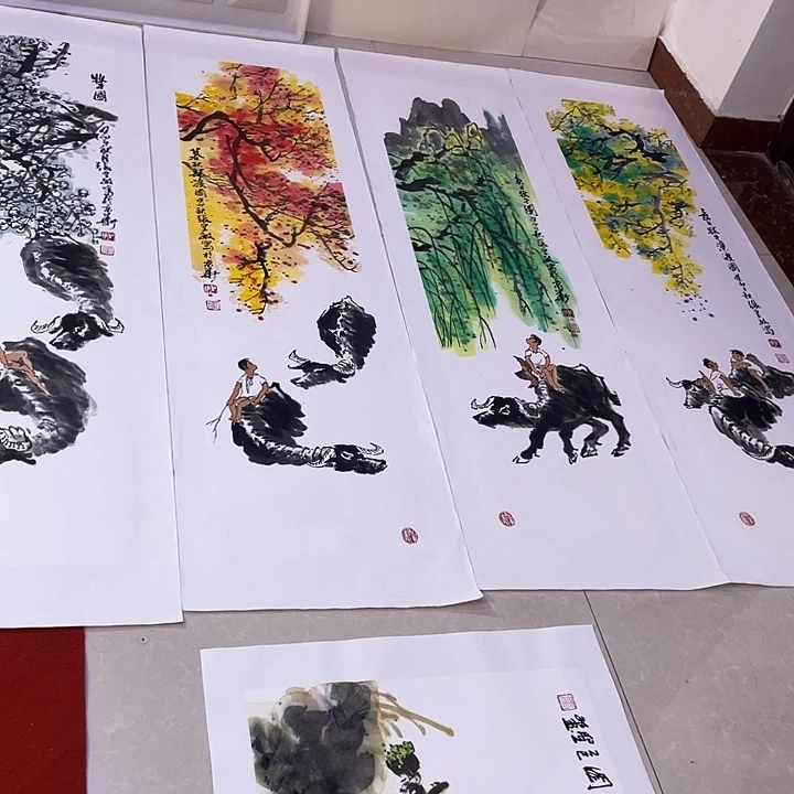 国画张圣敏先生纯手绘作品