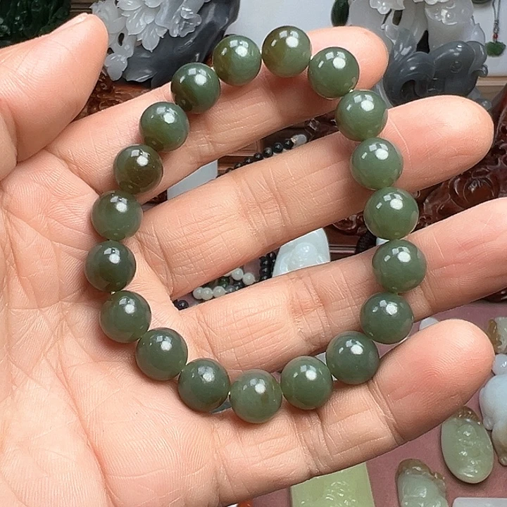 和田玉未镶嵌手串