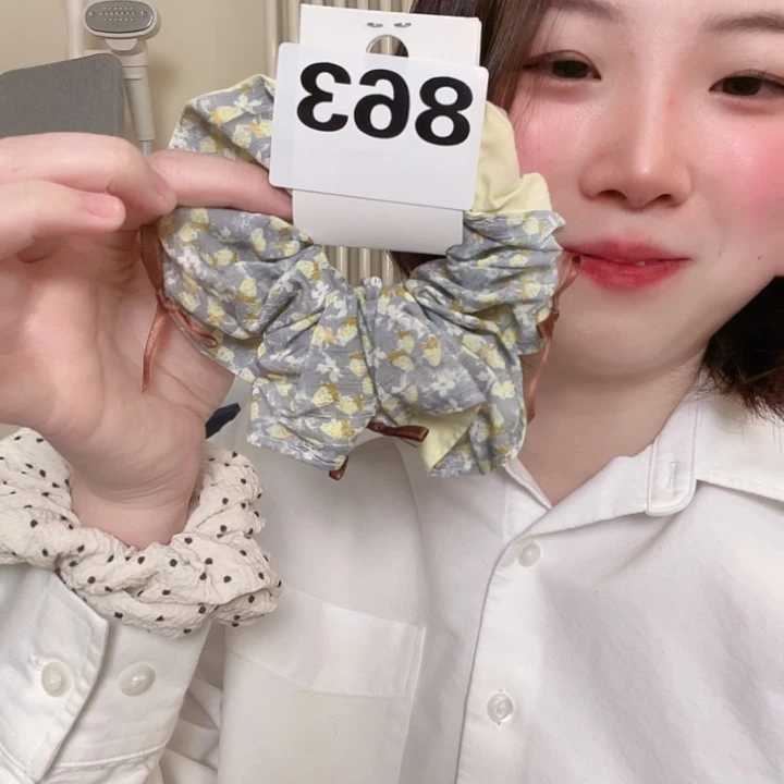 布艺非金属发圈863