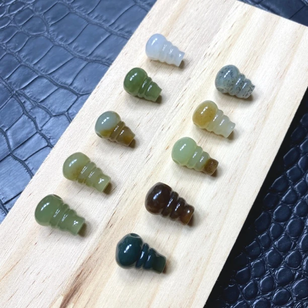 天然和田玉三通提溜DIY 多样性发其一