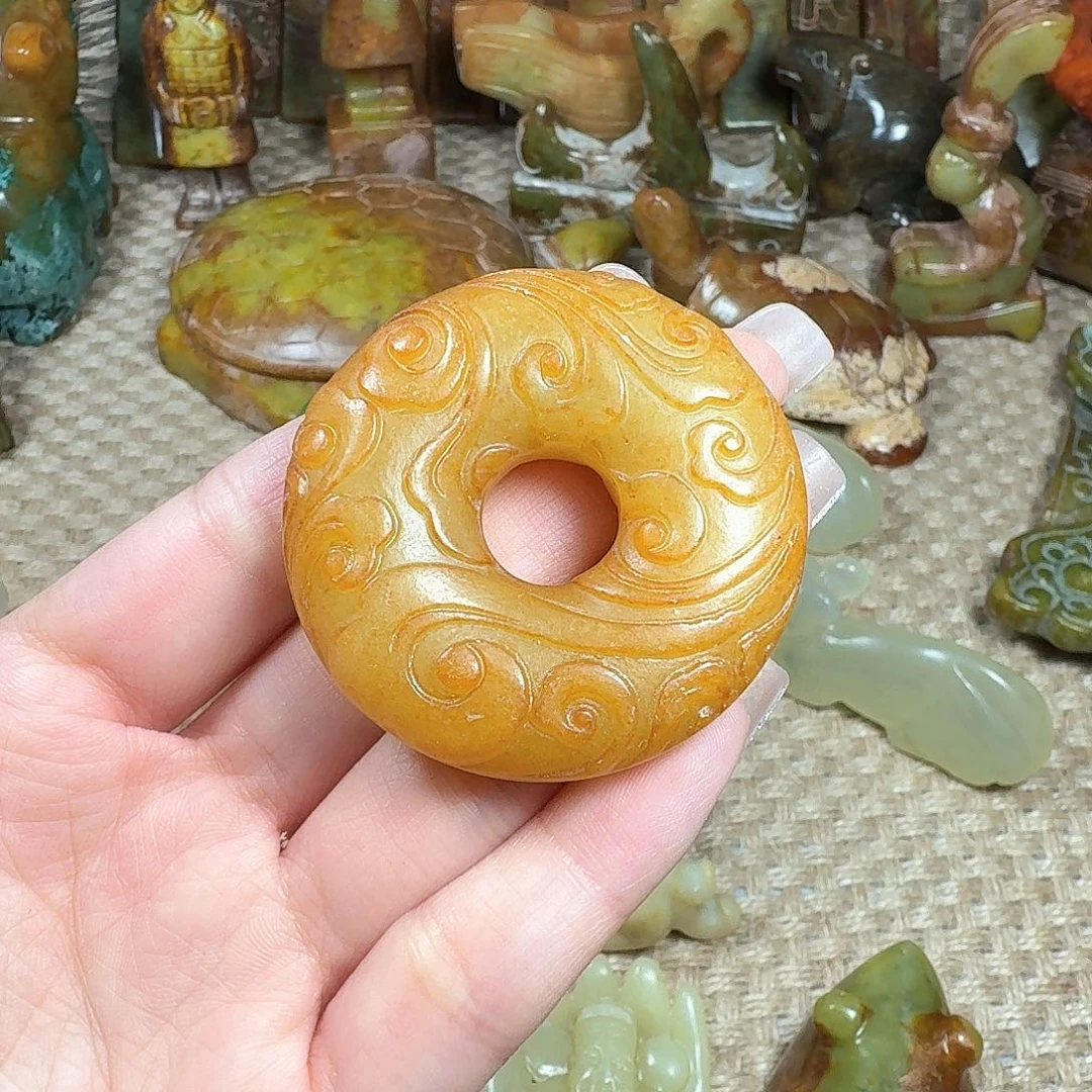 白玉菩提吊坠挂件