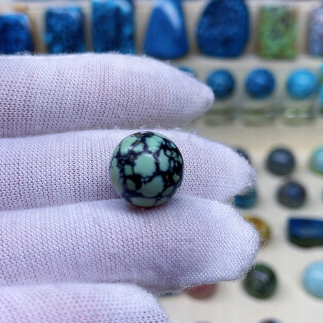 绿松石未镶嵌颈饰尺寸卡13