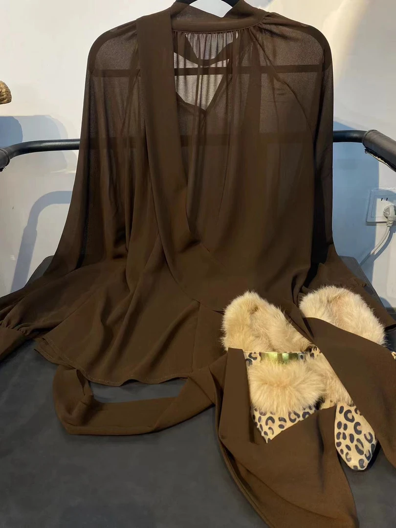 法式精致轻奢飘带上衣8159