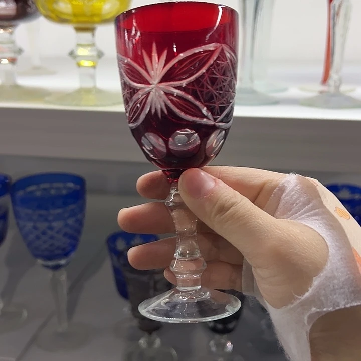 水晶玻璃手柄款微瑕一个