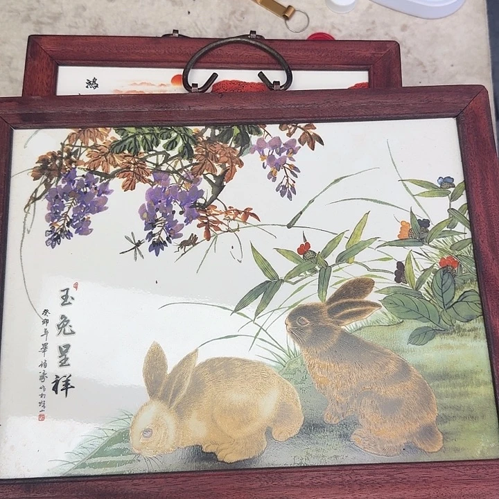 摆件瓷板画瓷板画