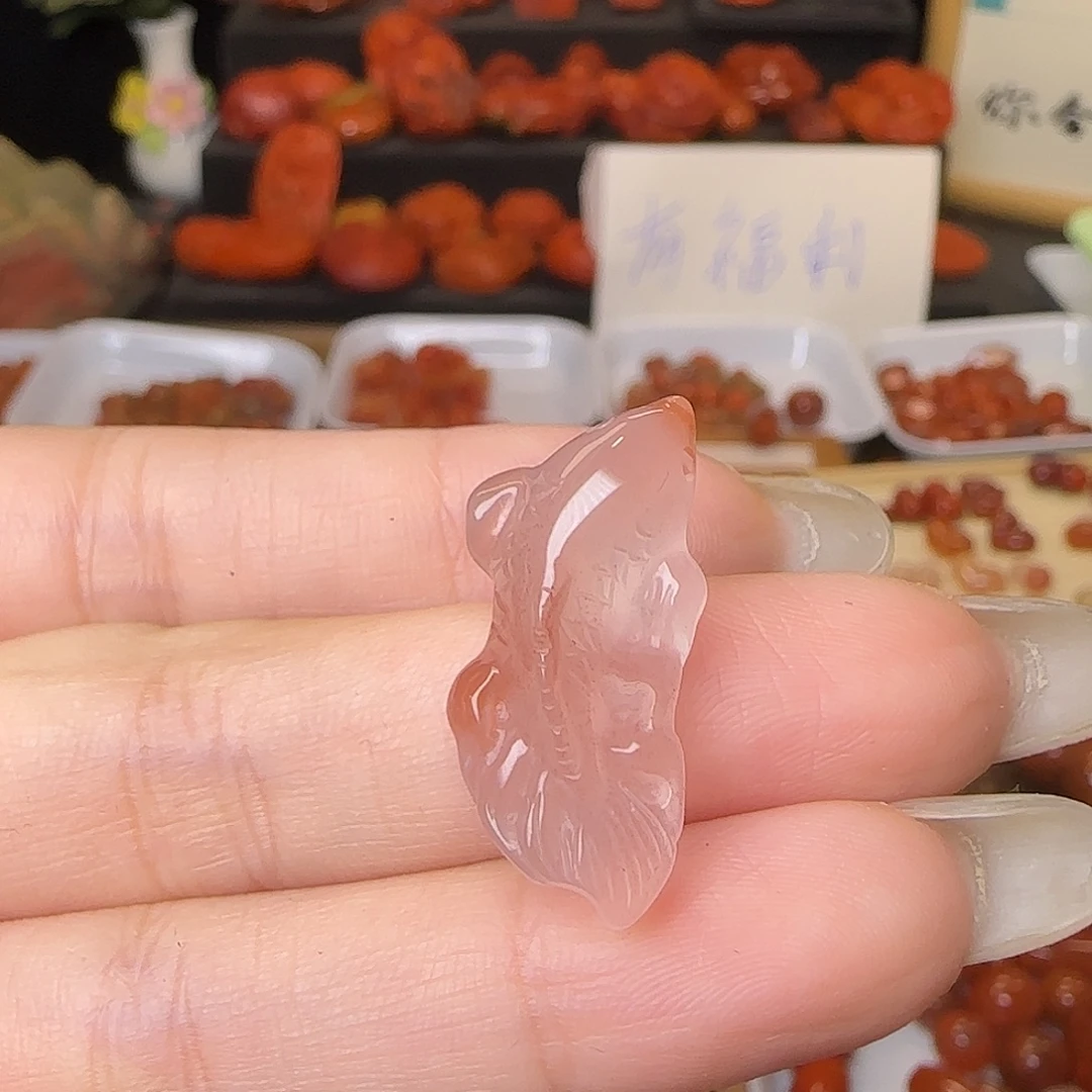 南红玛瑙未镶嵌吊坠(不含链)