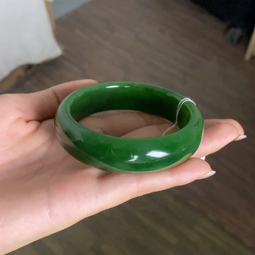 【闪购商品】未镶嵌手镯和田玉（碧玉）