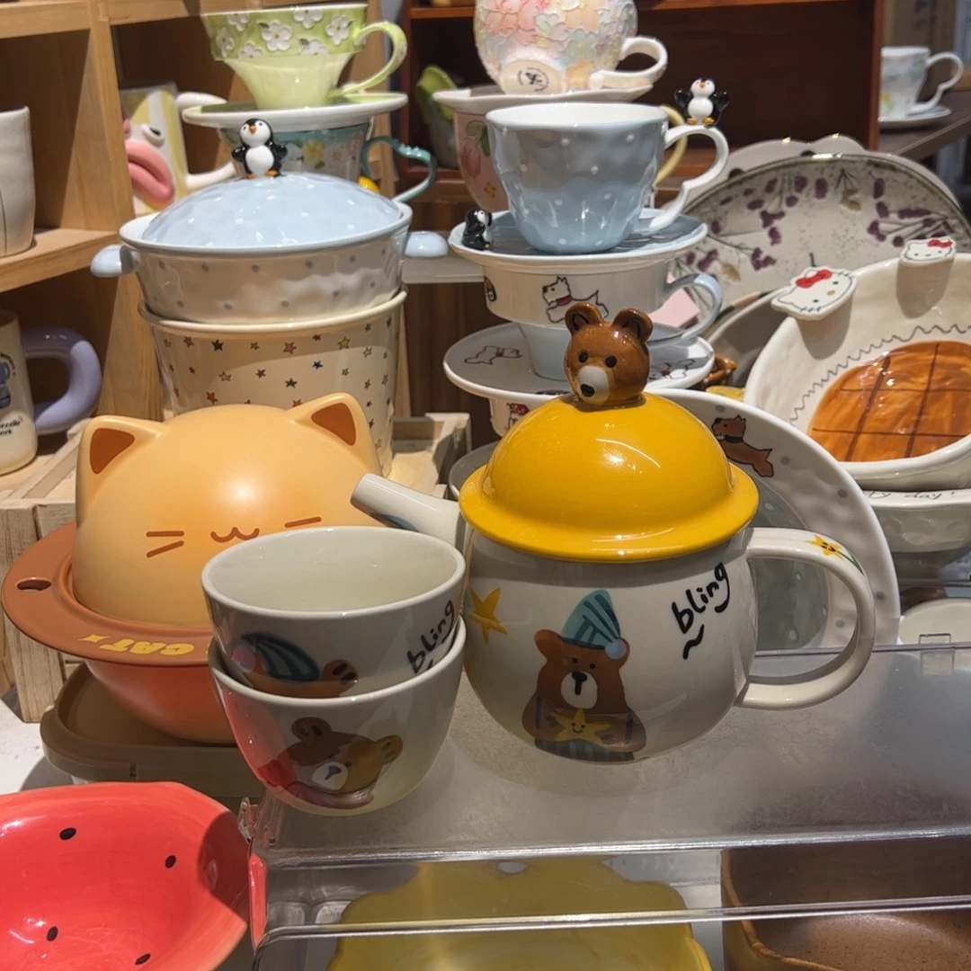 卡通小熊茶具套装