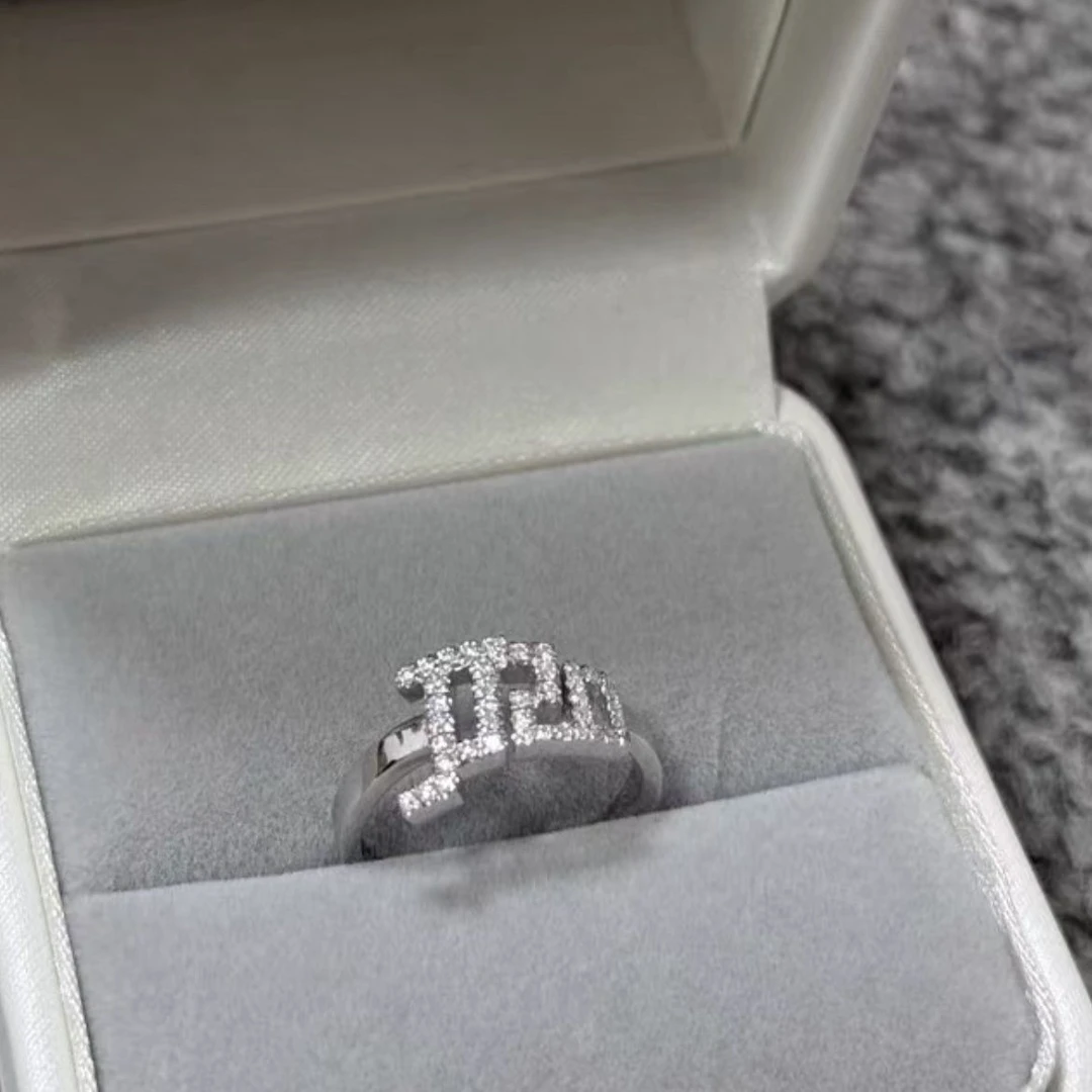 合金锆石戒指 林俊杰周边戒指JJ20款食戒小众配饰应援粉丝饰品