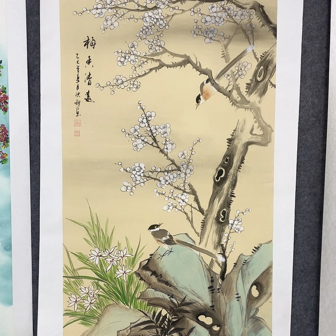 国画作品小姐姐放漏…