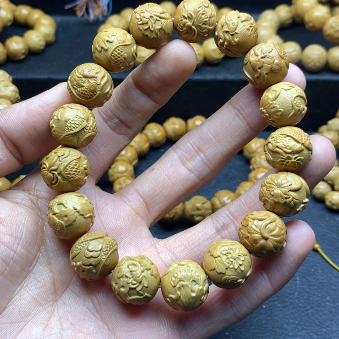 吊坠猴头核桃荷花鱼