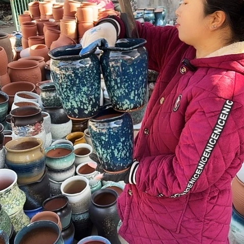 口14高20瑕疵盆子盆子