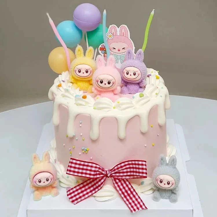卡通蛋糕摆件饰品萌萌儿童蛋糕装饰