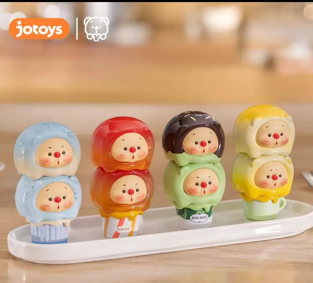 【砖砖拆盒】OYO熊仔冰淇淋叠叠乐mini摆件 创意潮玩